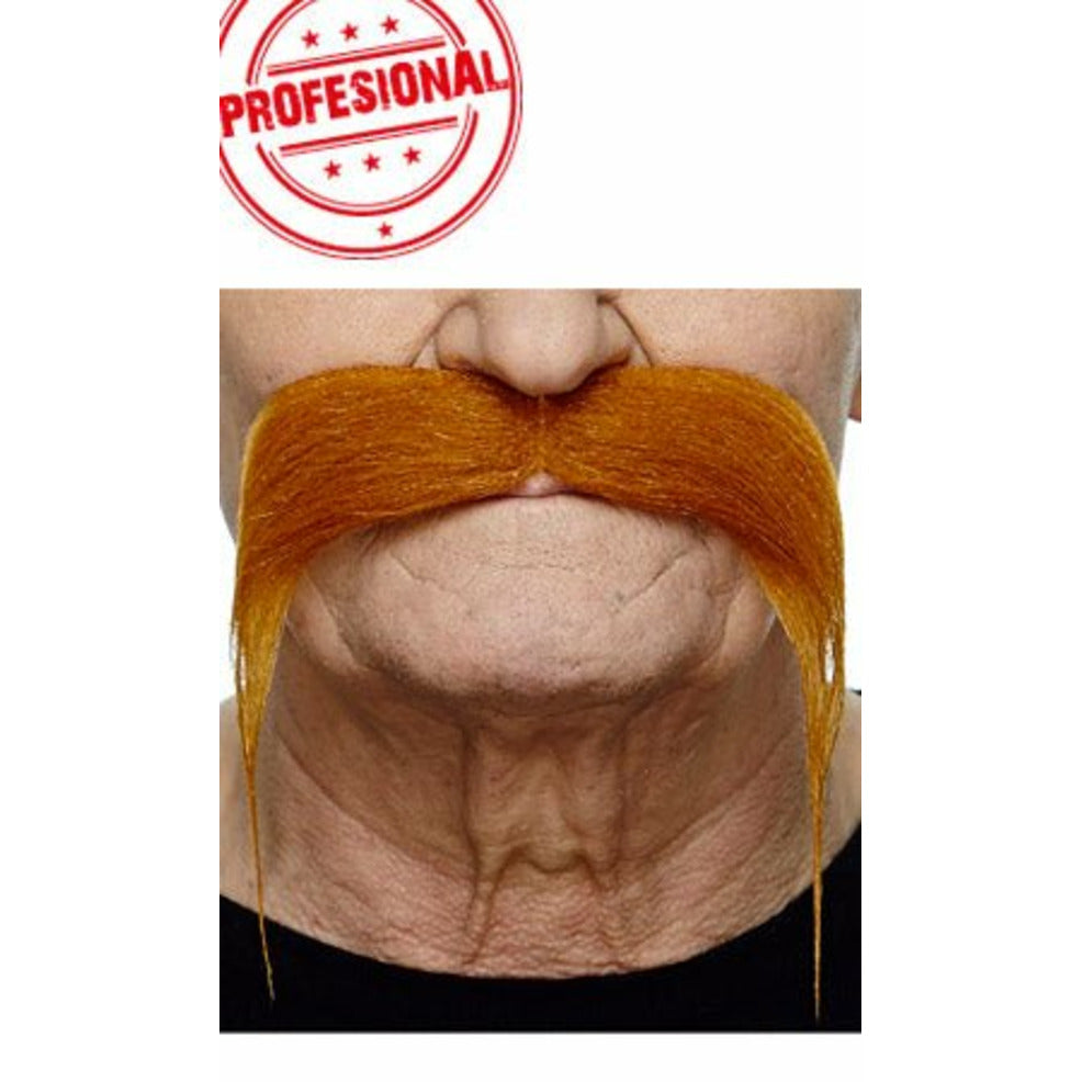 Bigote Pelirrojo Profesional 081-LB | Don Disfraz