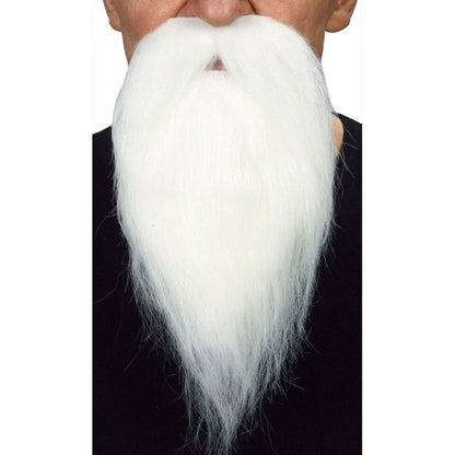 Bigote y Barba Blanco Profesional 034-LG | Don Disfraz