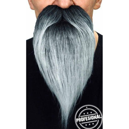 Bigote y Barba Canas Profesional 034-LF | Don Disfraz