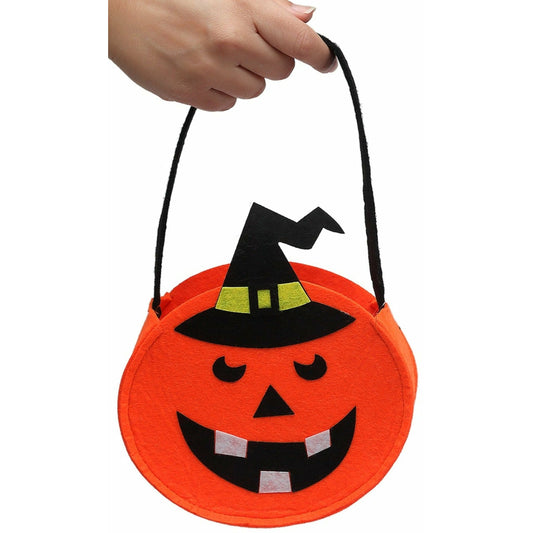 Bolsa de Calabaza Sonriente Porta Caramelos | Don Disfraz