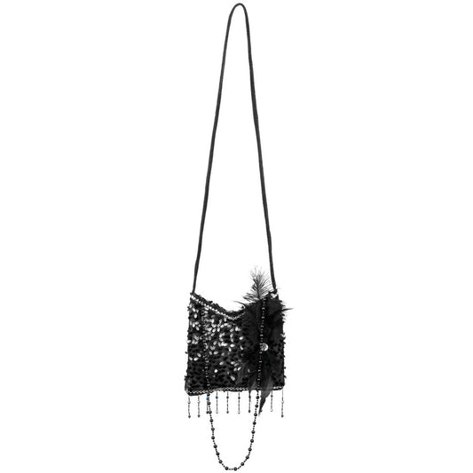 Bolso Lentejuelas Negro | Don Disfraz