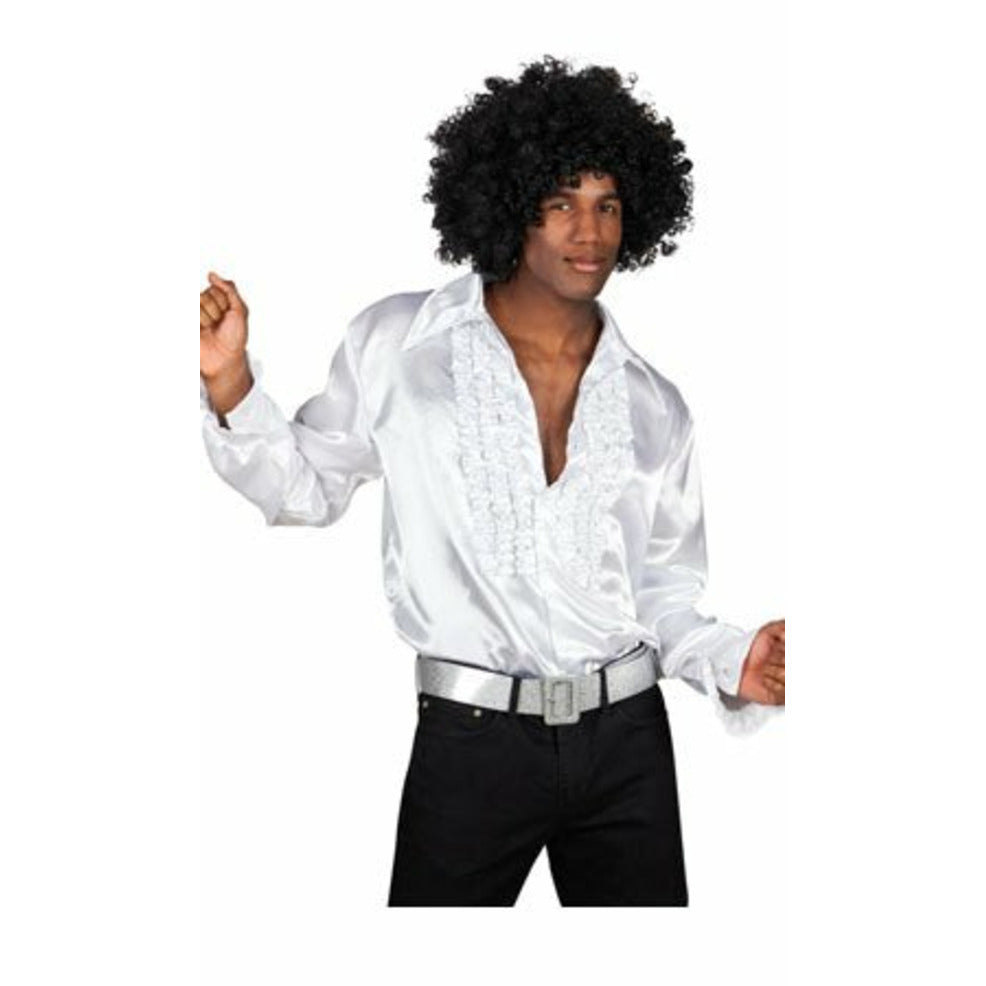Camisa Disco Blanca Adulto | Don Disfraz