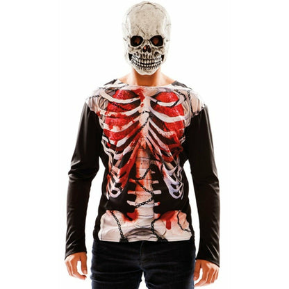 Camiseta de Esqueleto Zombie | Don Disfraz