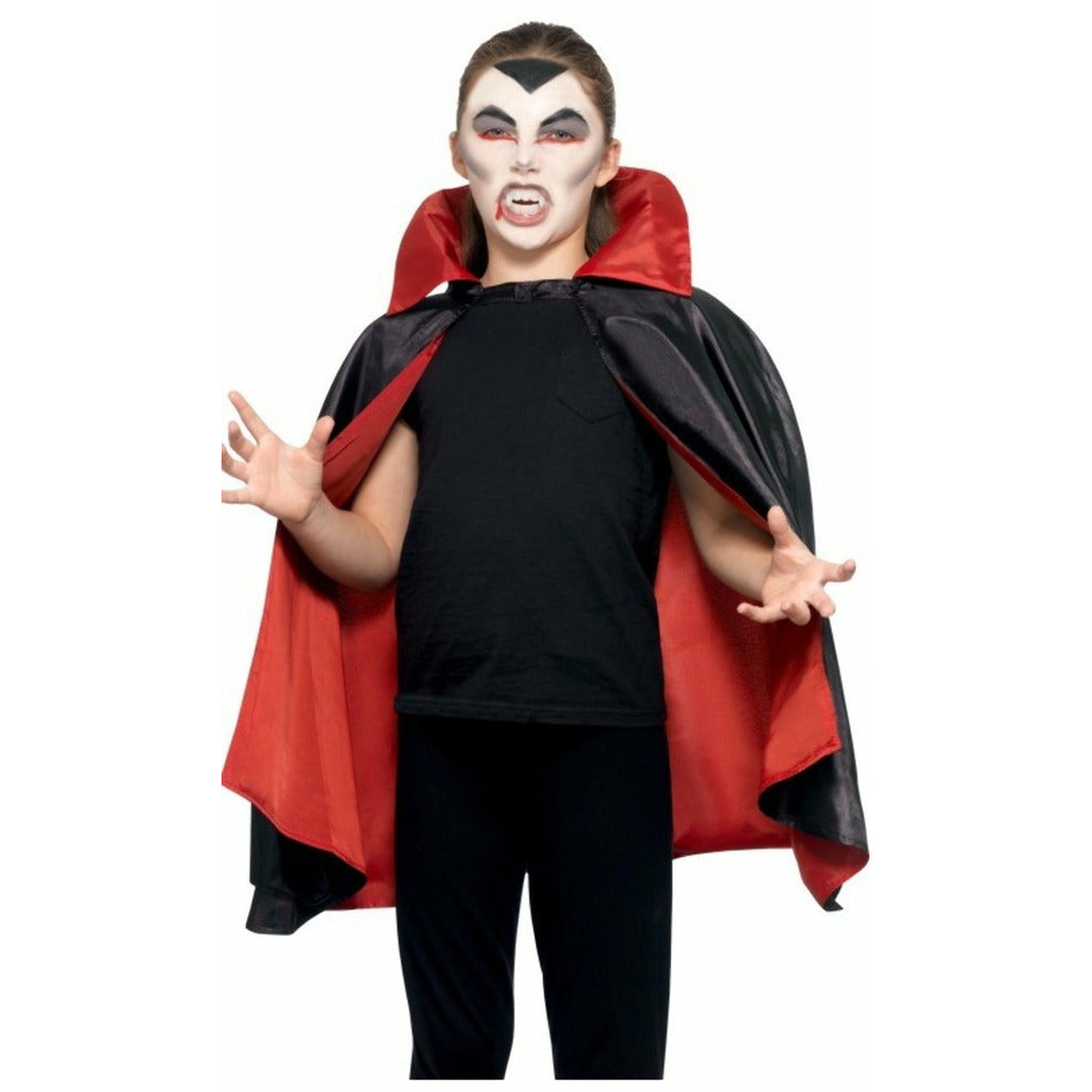 Capa Roja y Negra Reversible infantil | Don Disfraz