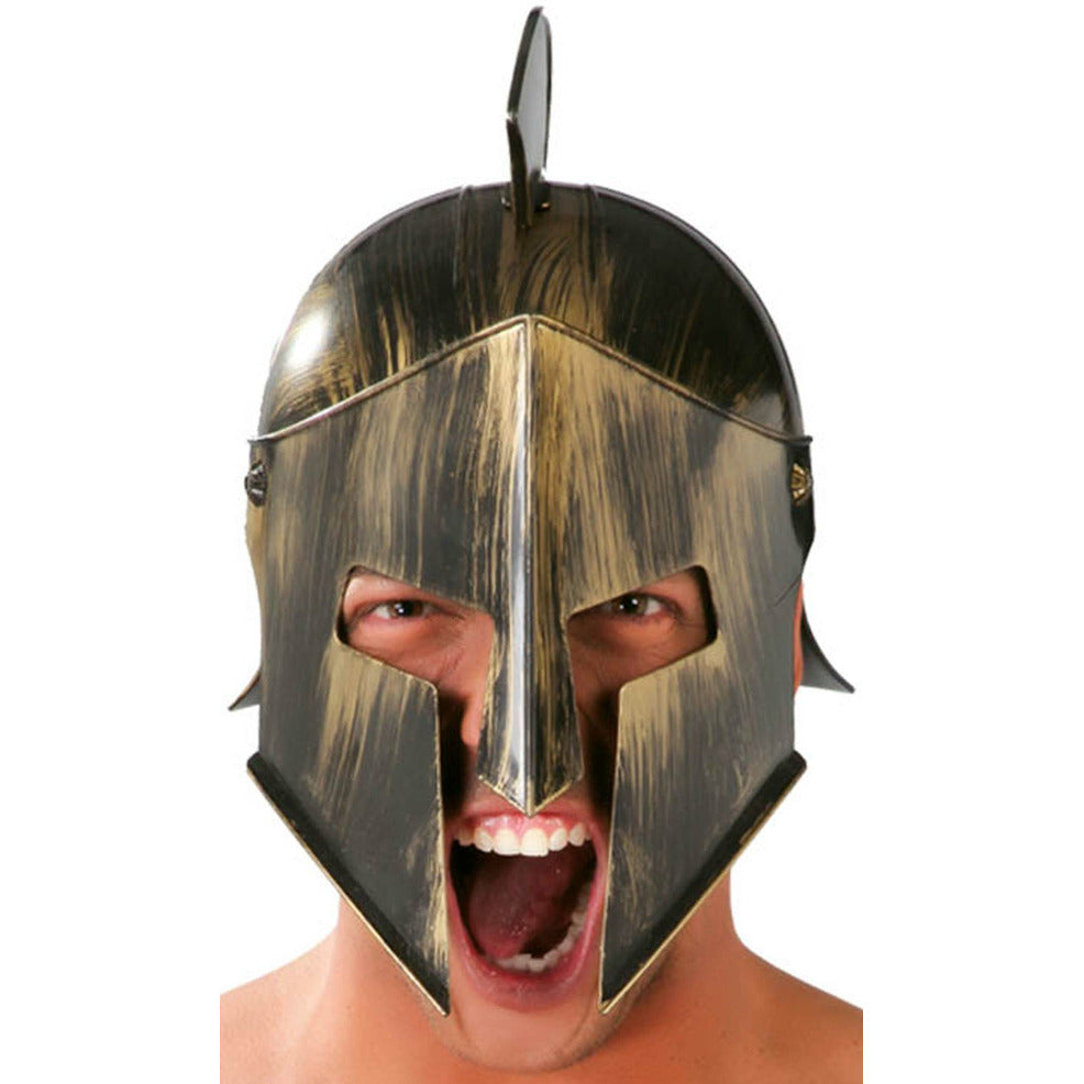 Casco Espartano Dorado | Don Disfraz