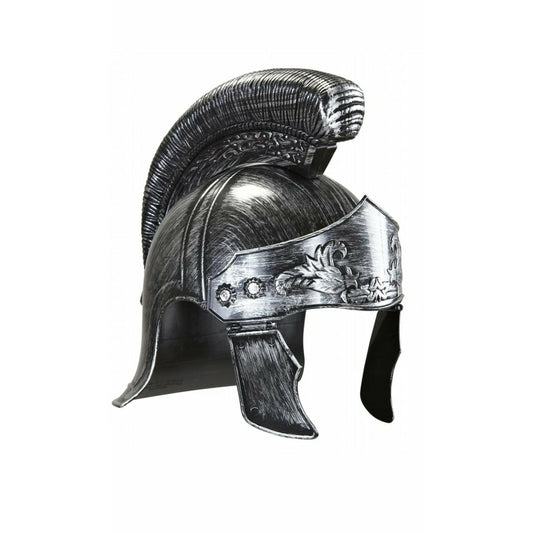 Casco Romano Gradados Plateado | Don Disfraz