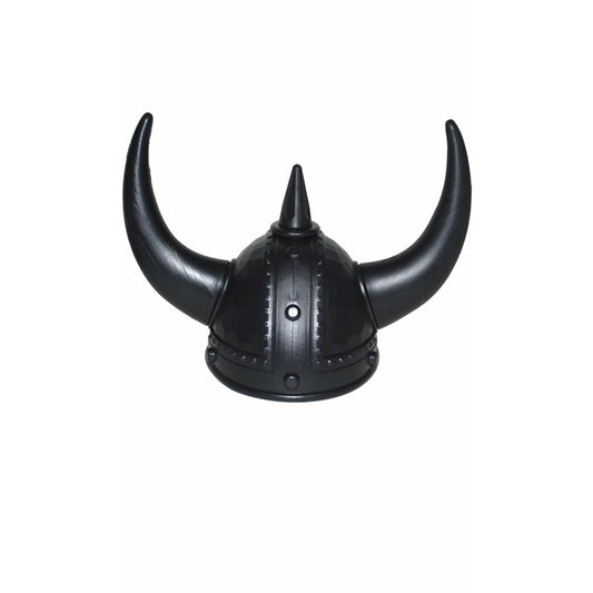 Casco Vikingo Negro | Don Disfraz