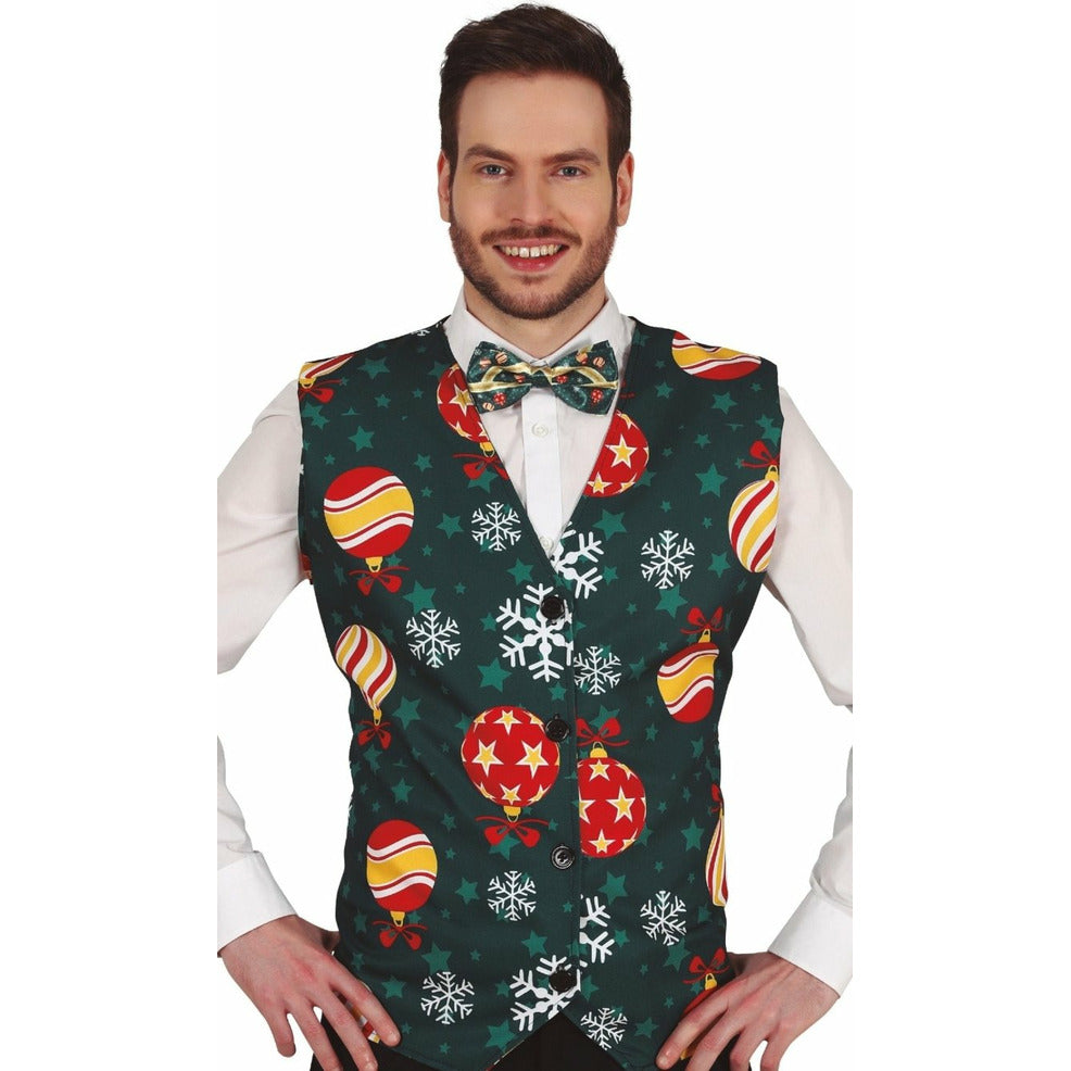 Chaleco de Navidad Verde | Don Disfraz