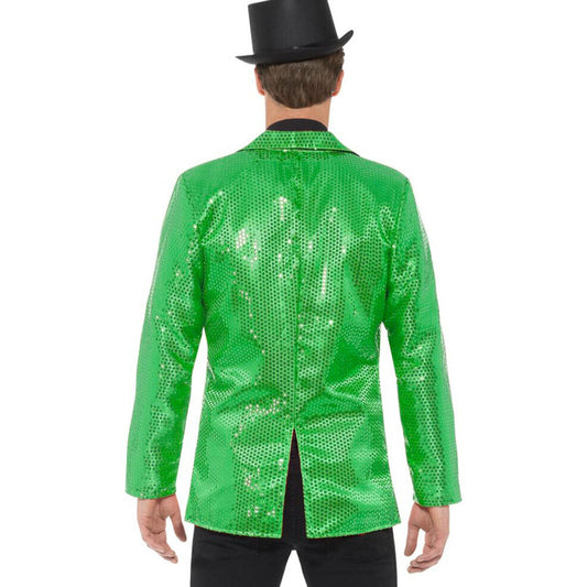 Chaqueta Lentejuelas Verde para hombre | Don Disfraz