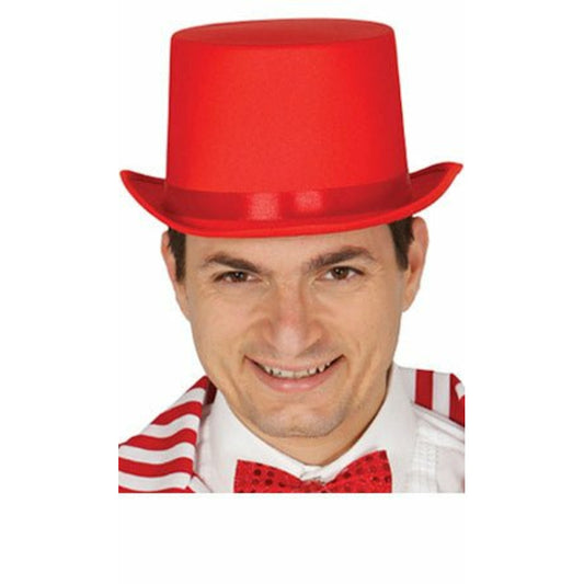 Chistera Deluxe Roja | Don Disfraz
