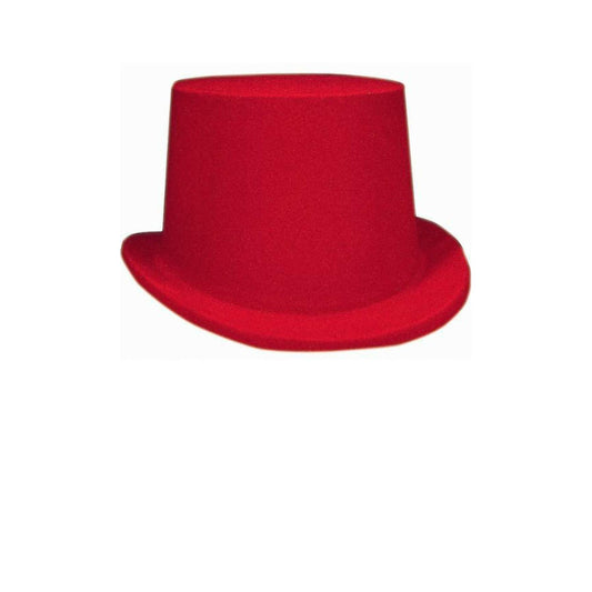Chistera Flocada Roja | Don Disfraz