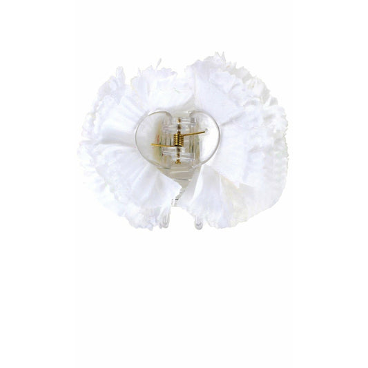 Clavel Blanco con Pinza de Pelo | Don Disfraz