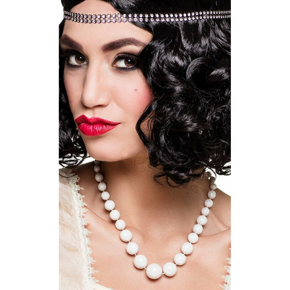 Collar Perlas Blancas | Don Disfraz
