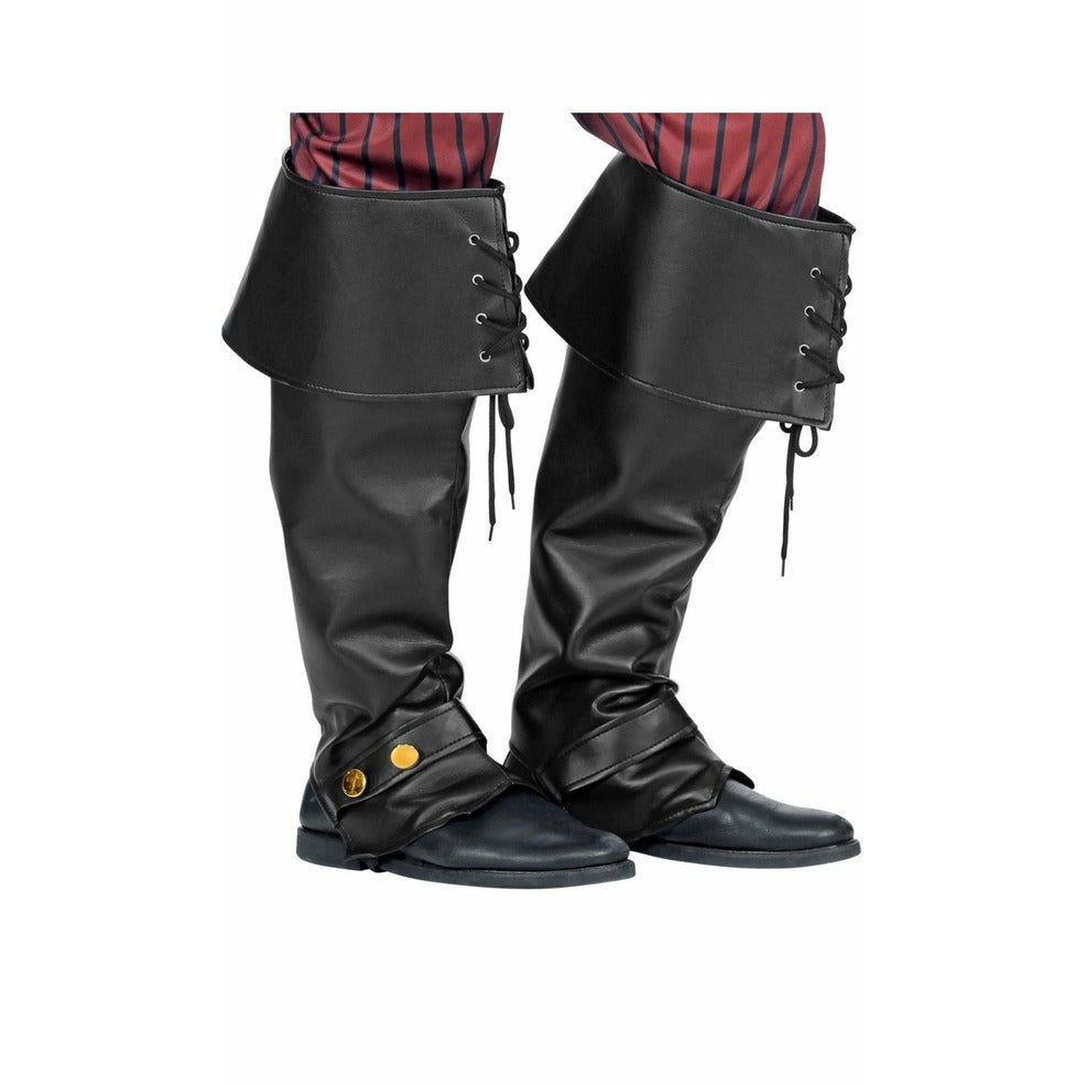 Cubrebotas Negro Polipiel | Don Disfraz