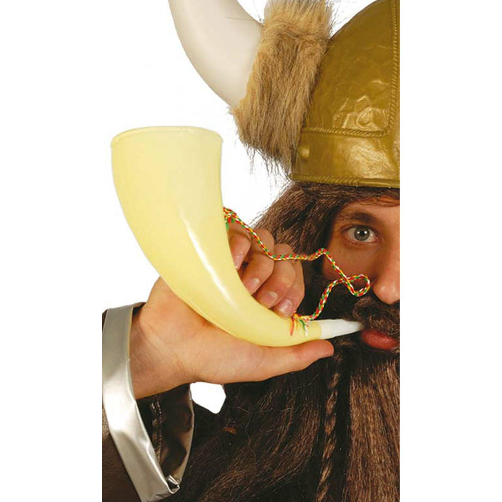 Cuerno Vikingo Claro | Don Disfraz