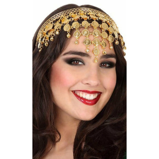 Diadema de Zíngara Dorada | Don Disfraz
