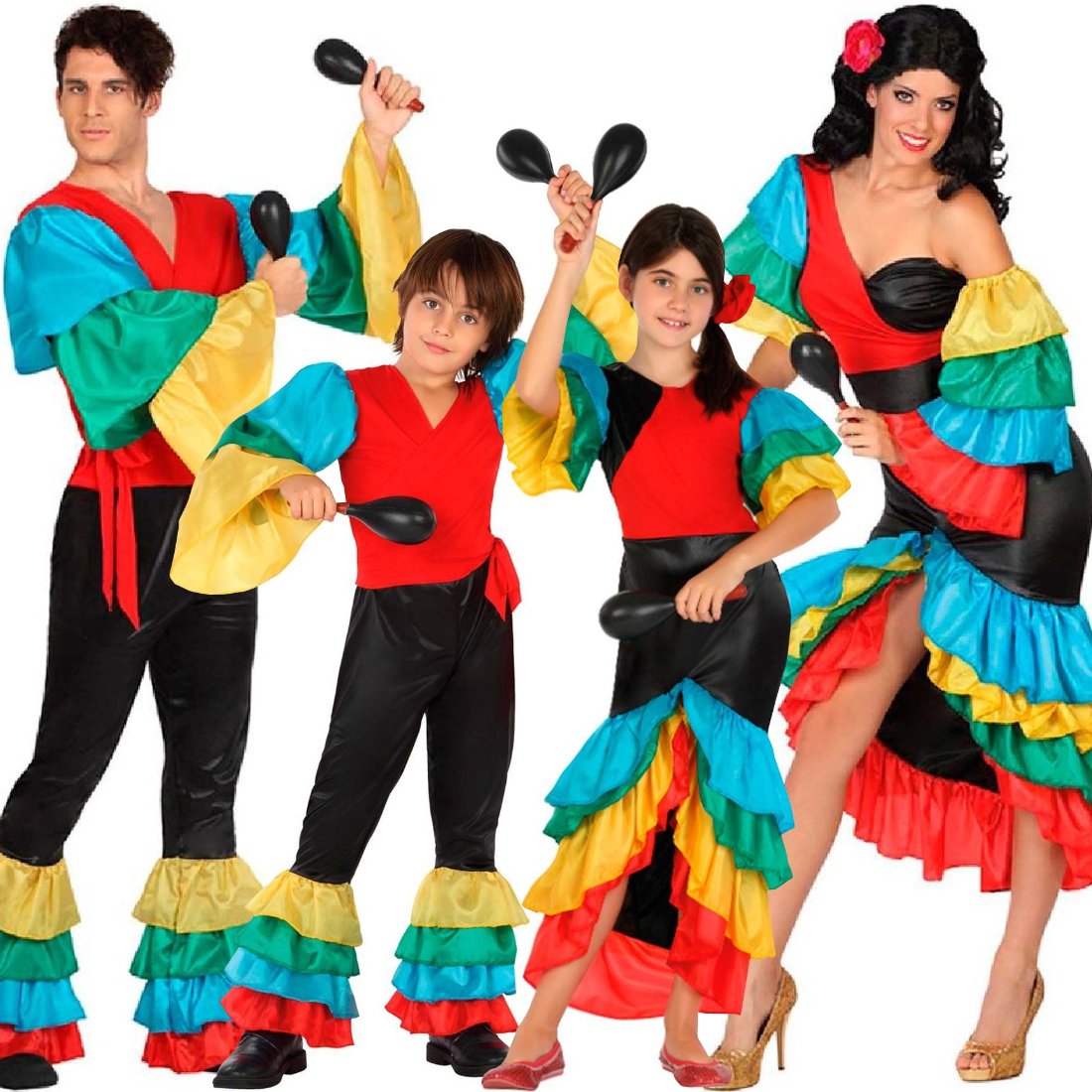Disfraces en grupo de Rumberos 