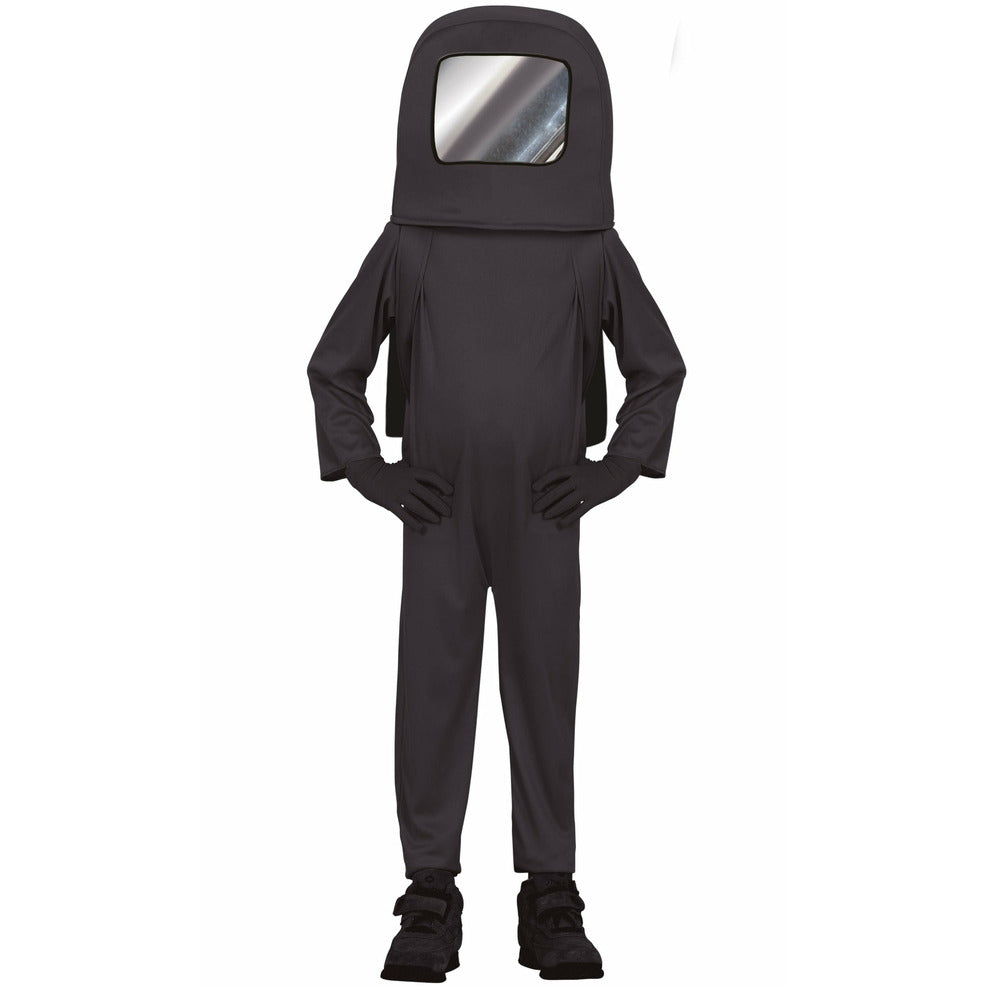 Disfraz de Among Us Negro Espacial infantil | Don Disfraz