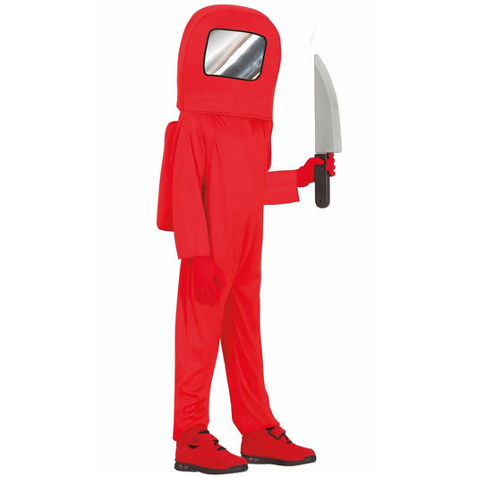 Disfraz de Among Us Rojo Espacial infantil | Don Disfraz