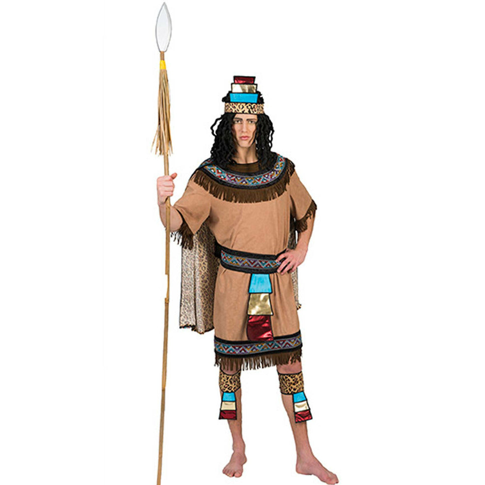 Disfraz de Azteca Flecos para hombre | Don Disfraz