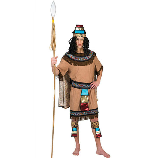 Disfraz de Azteca Flecos para hombre | Don Disfraz