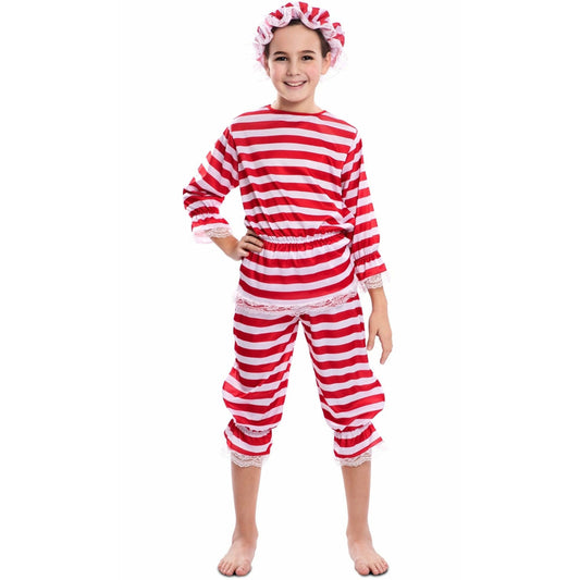 Disfraz de Bañista Rayas para niña | Don Disfraz
