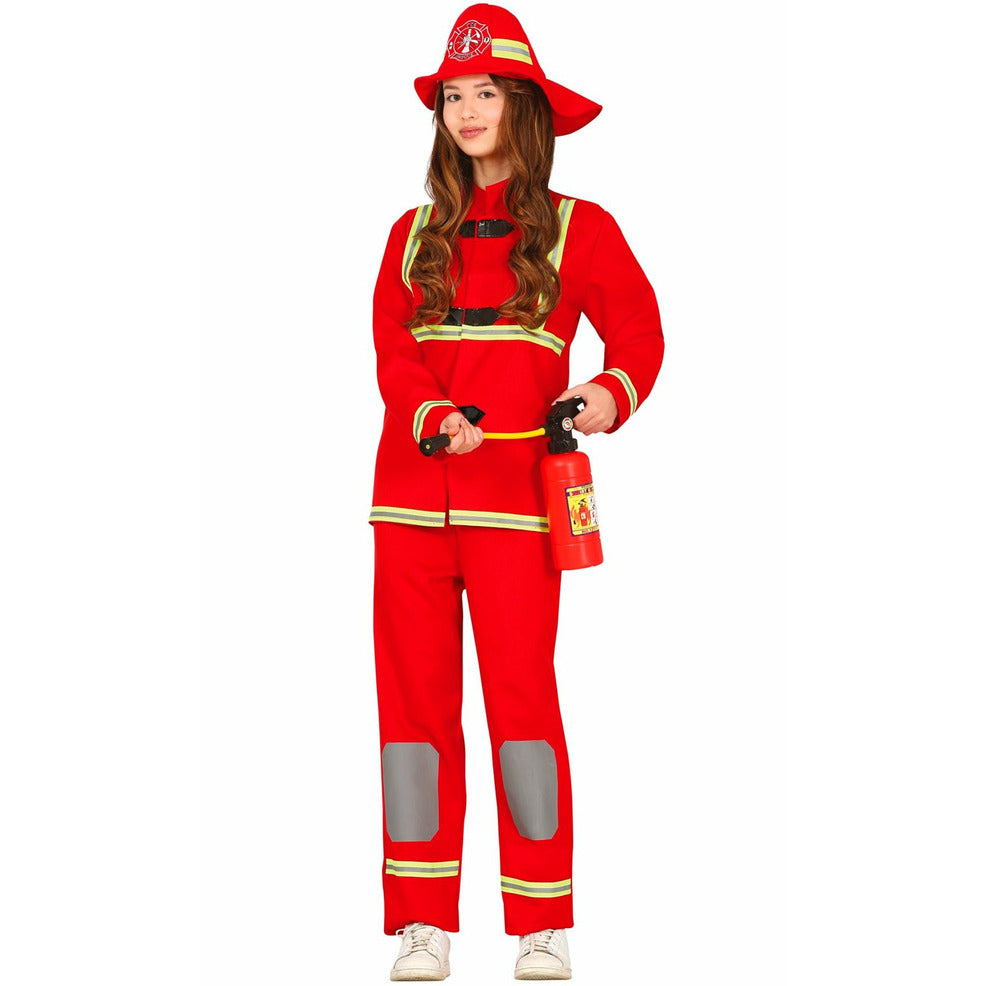 Disfraz de Bombero Rojo para adolescente | Don Disfraz