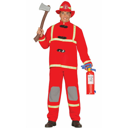Disfraz de Bombero Rojo para hombre | Don Disfraz