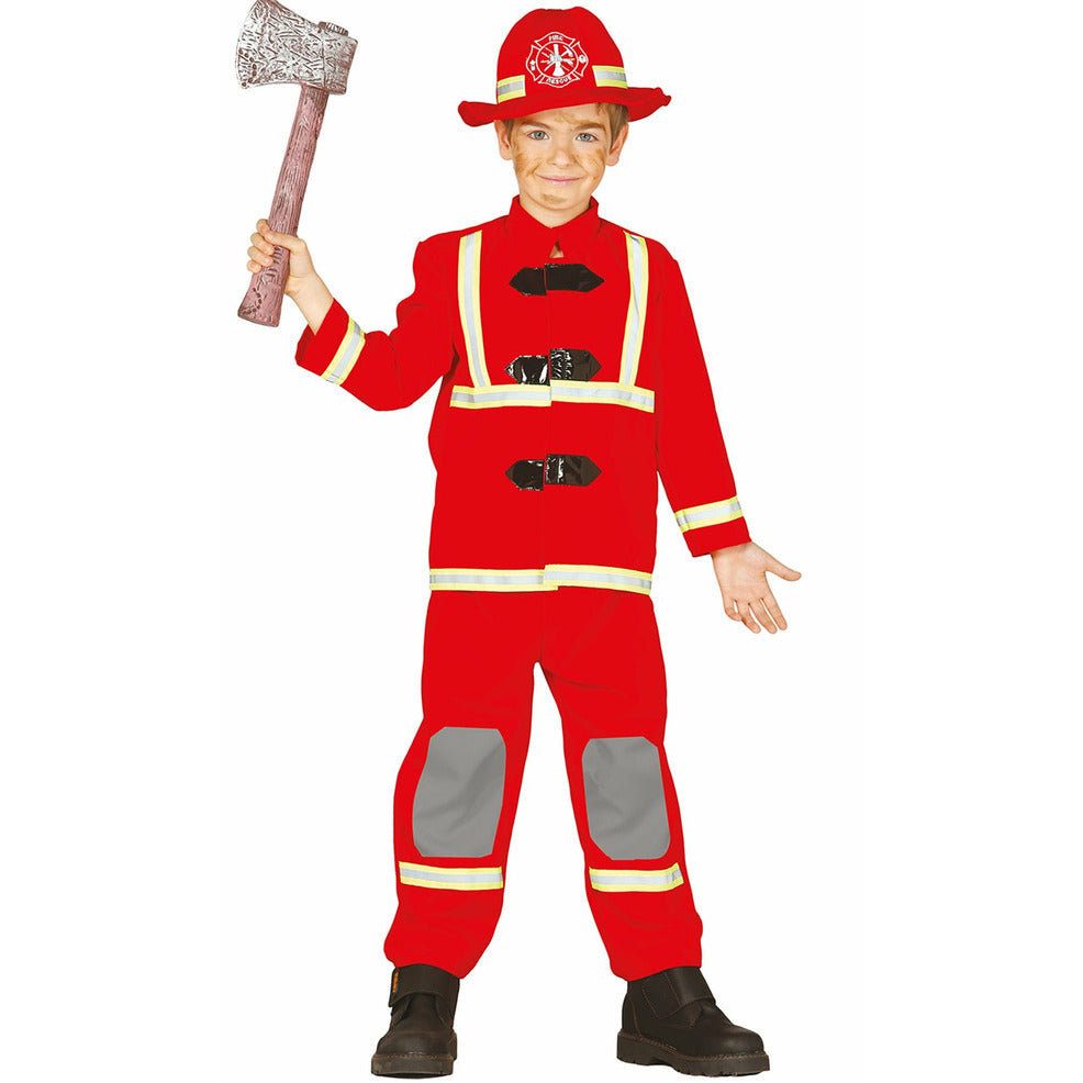 Disfraz de Bombero Rojo infantil | Don Disfraz