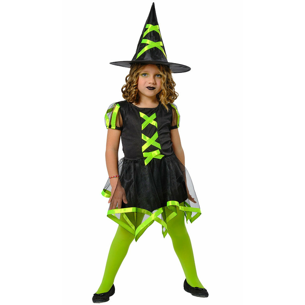 Disfraz de Bruja Cuca Verde para niña | Don Disfraz