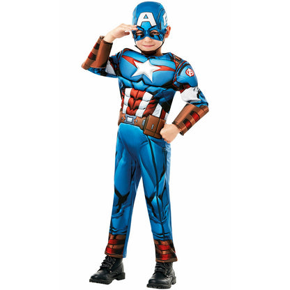Disfraz de Capitán América™ Musculoso infantil | Don Disfraz