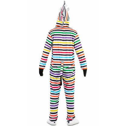 Disfraz de Cebra Multicolor para adulto | Don Disfraz