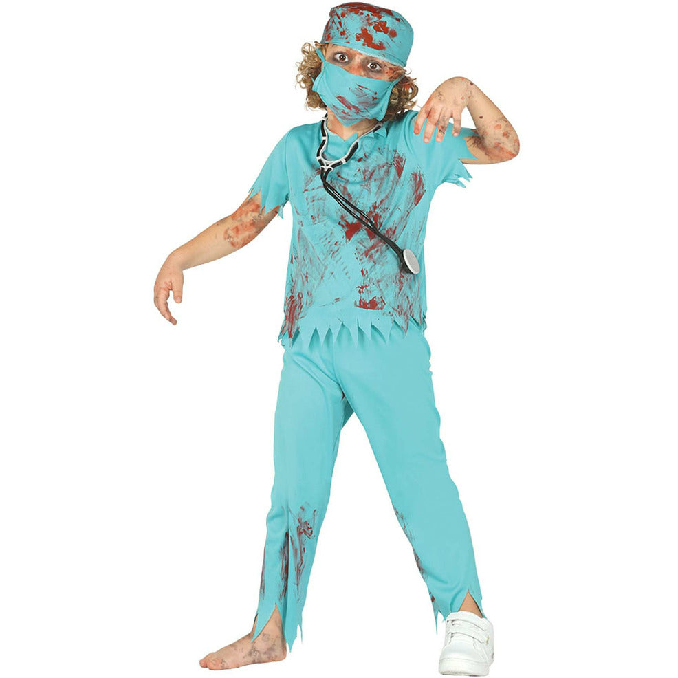 Disfraz de Cirujano Zombie para niño | Don Disfraz