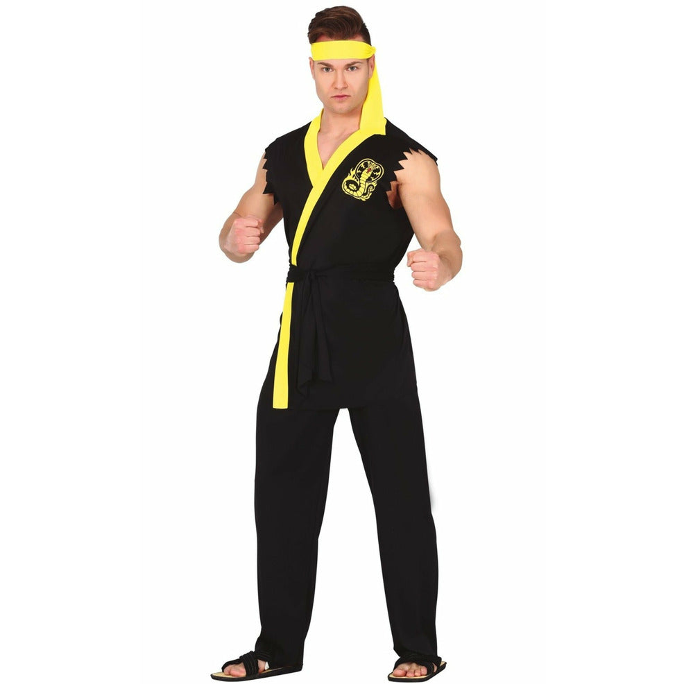 Disfraz Cobra Kai Negro para adulto | Don Disfraz