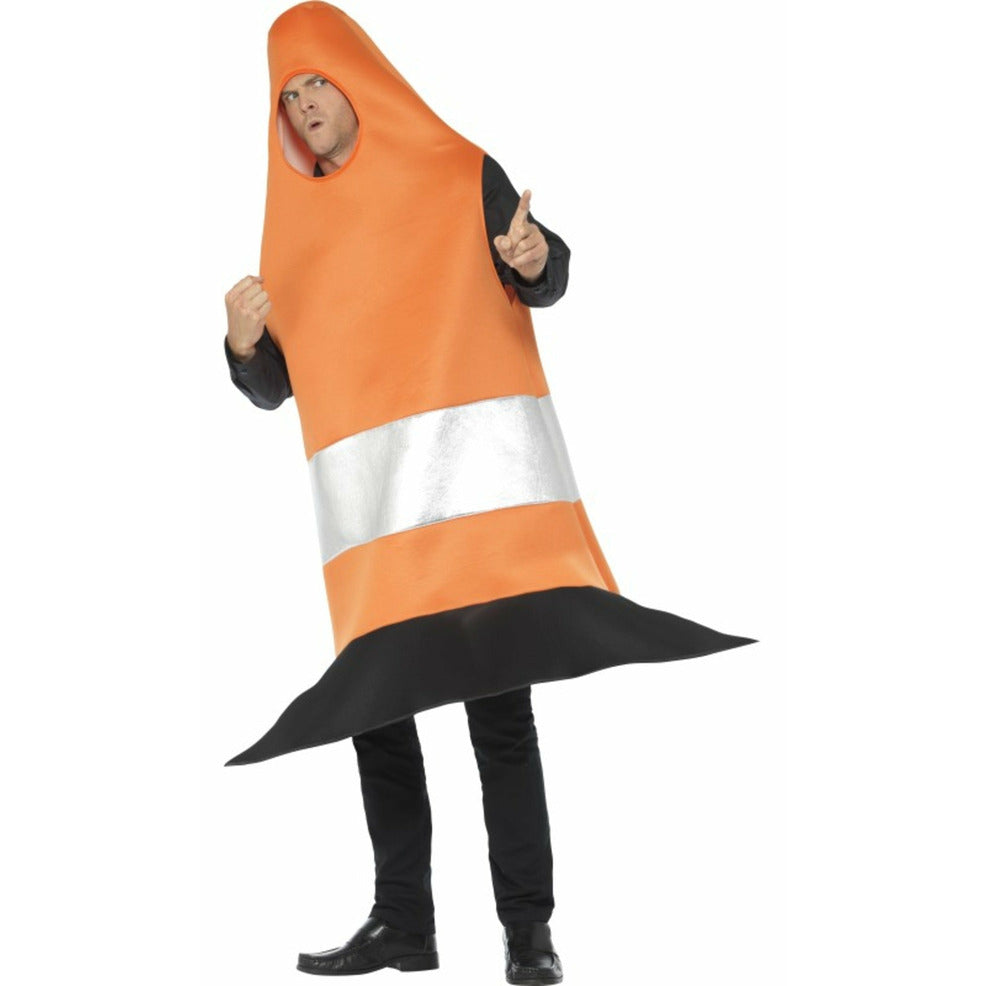 Disfraz de Cono de Tráfico para adulto | Don Disfraz