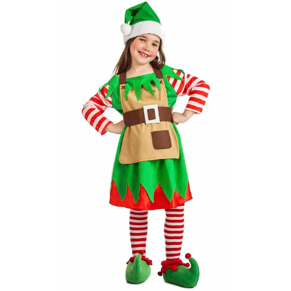 Disfraz de Elfa Claus para niña | Don Disfraz