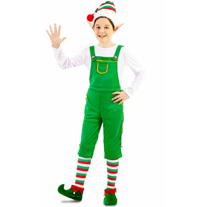 Disfraz de Elfo Peto Verde para niño | Don Disfraz