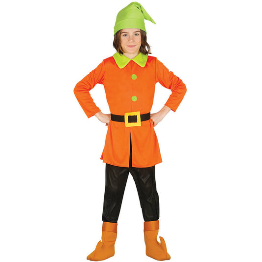 Disfraz de Enanito Naranja infantil | Don Disfraz
