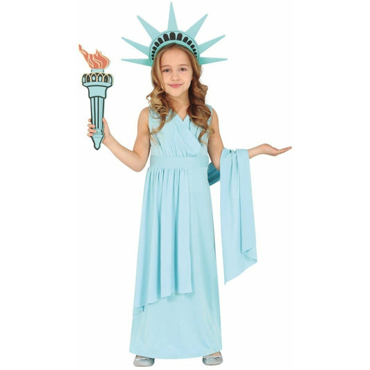 Disfraz de Estatua Libertad para niña | Don Disfraz
