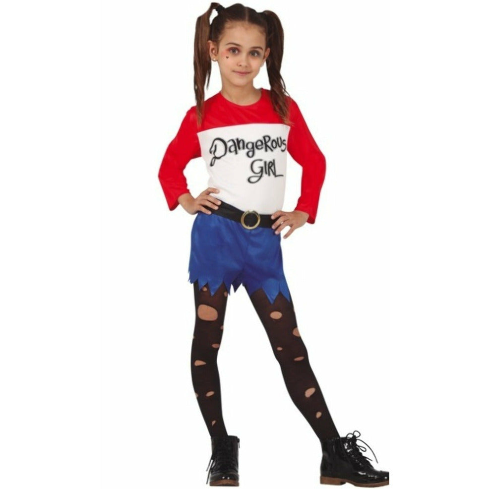 Disfraz de Harley Crazy para niña | Don Disfraz