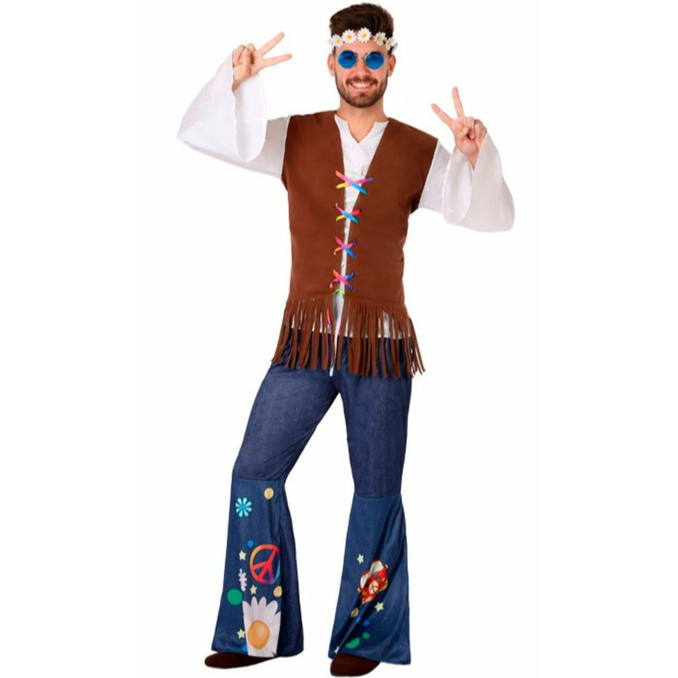 Disfraz de Hippie Alegre para hombre | Don Disfraz