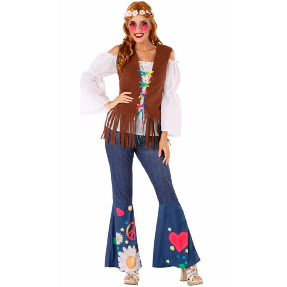 Disfraz de Hippie Alegre para mujer | Don Disfraz