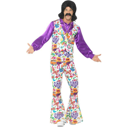 Disfraz de Hippie Love para hombre | Don Disfraz