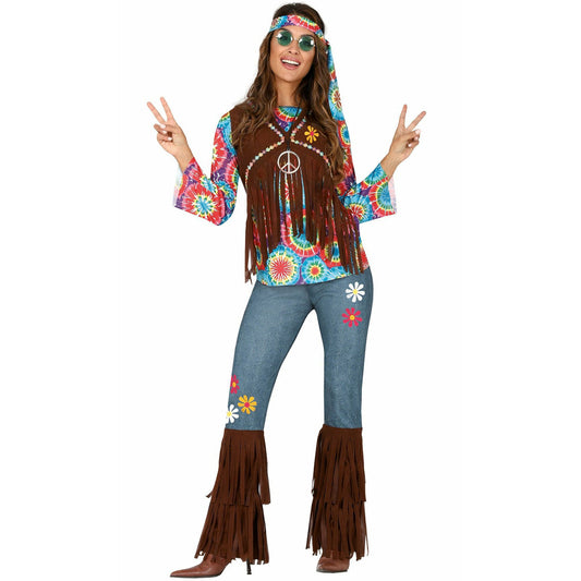 Disfraz de Hippie Margaritas para mujer | Don Disfraz