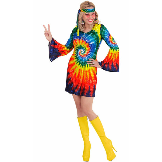 Disfraz de Hippie Psicodélica para mujer | Don Disfraz