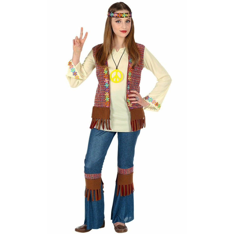 Disfraz de Hippie Reggae para niña | Don Disfraz