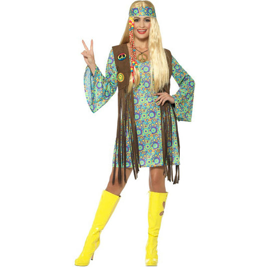 Disfraz de Hippie Smile para mujer | Don Disfraz