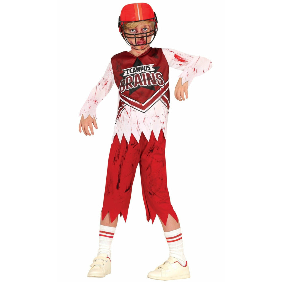 Disfraz de Jugador de Rugby Zombie para niño | Don Disfraz