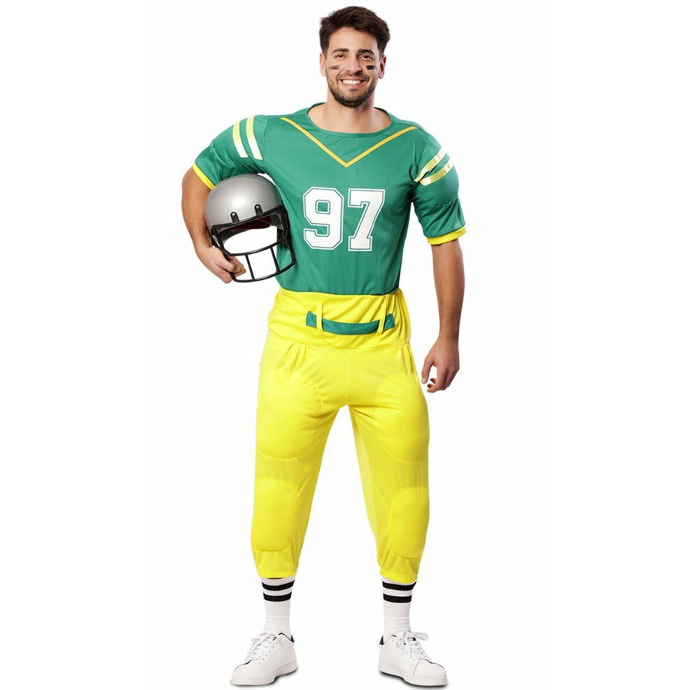 Disfraz de Jugador Rugby Verde para hombre | Don Disfraz
