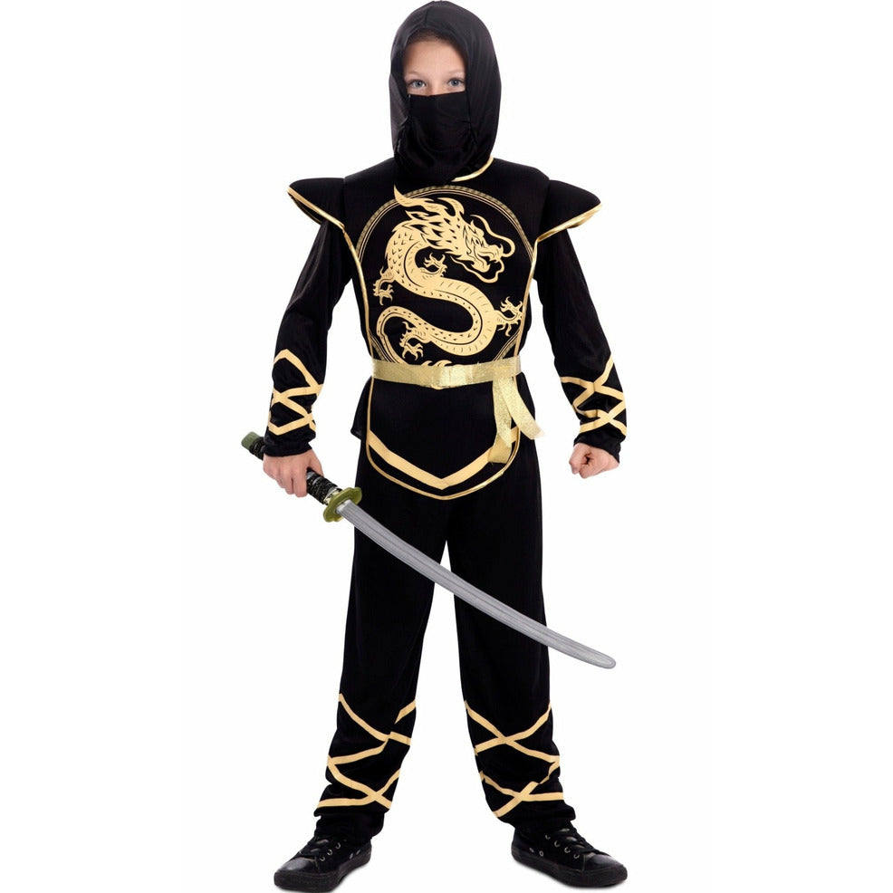 Disfraz de Ninja Dorado para niño | Don Disfraz